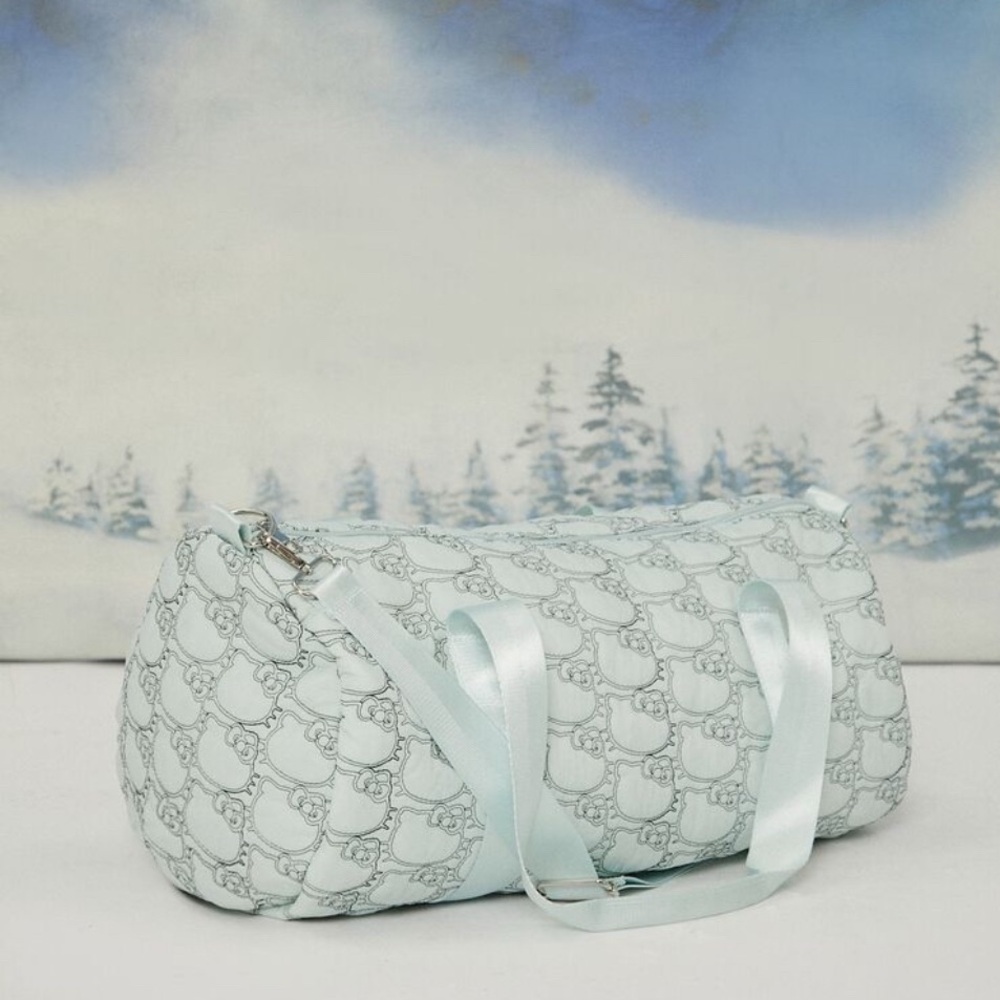 Limited Edition Hello Kitty Quilted duffle travel bag